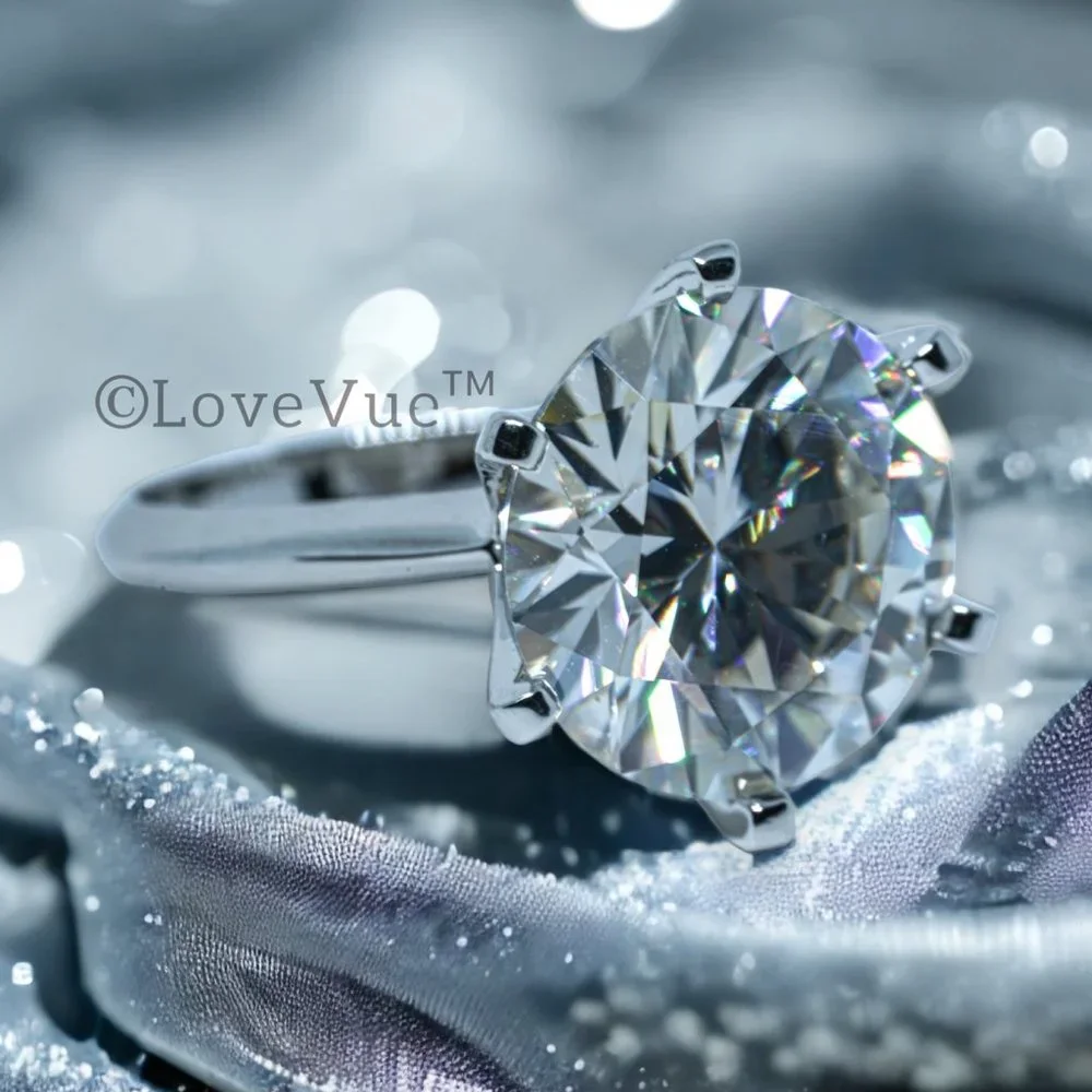 Certified 10ct. t.w. Diamond Large Brilliant Solitaire Engagement Wedding Ring - Picture 3 of 16